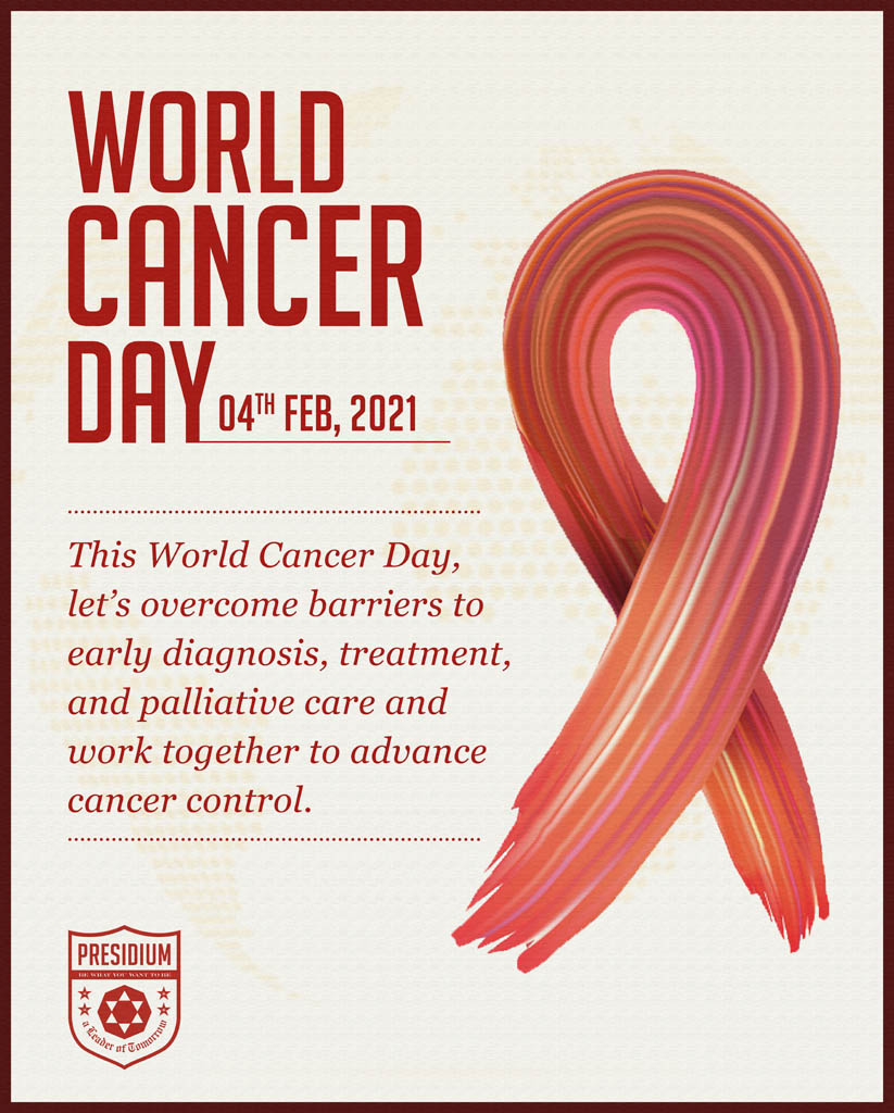 LET’S JOIN HANDS TO GENERATE AWARENESS ABOUT CANCER PREVENTION